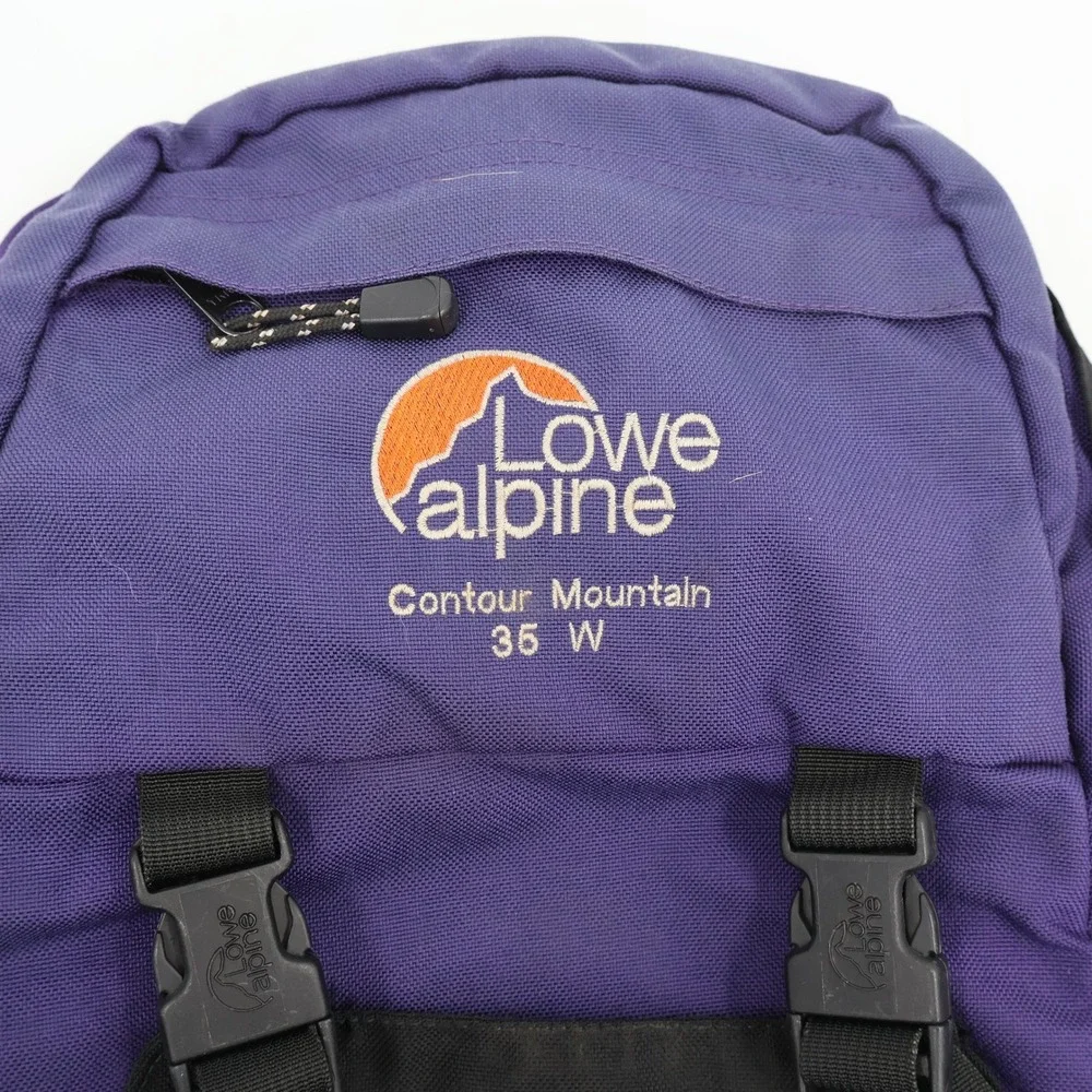 Lowe Alpine Contour Mountain 35 W Backpack Unisex Large Purple Black Vintage